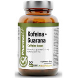 Cafeină + Guarana Stimularea cafeinei 60 capsule PharmoVit Clean Label