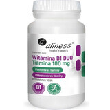 Vitamina B1 (tiamină) DUO 100 mg (100 comprimate vegetale) Aliness