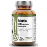 Mumio 20% ácidos fúlvicos 60 cápsulas PharmoVit Clean Label