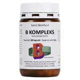 Complex de vitamine B (niacină, B1, B2, B6, B12) 100 capsule Sanct Bernhard