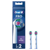 Rezerve periuta de dinti electrica 3D White, 2 buc, Oral-B