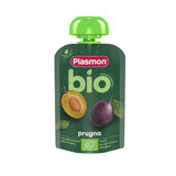 Organic Plum puree, + 6 months, 100 g, Plasmon