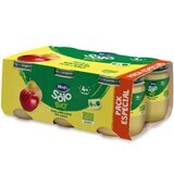 Puré de pera y manzana bio, + 4 meses, 6 pcs, x 120 g, Hero Baby