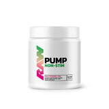 Pre Workout Pump Non Stim, 480 g, Anguria, Raw Nutrition