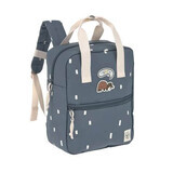 Rucsac Square Happy Prints, Midnight Blue, Laessig