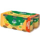 Puré ecológico de pera, plátano y zanahoria, + 4 meses, 6 piezas, x 120 g, Hero Baby