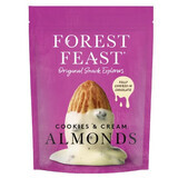 Belgian white chocolate covered almonds with crunchy biscuits, 120 g, Forest Feast