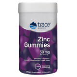 Zinc cu aroma de soc, 30 mg, 60 tablete gumate, Trace Minerals