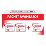 Pachet Bronhoklir sirop tuse uscata 2+1, 3 x 15 plicuri, Stada