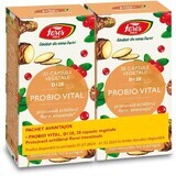 Pachet Probio Vital, D128, 2x20 capsule, Fares