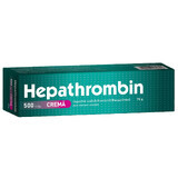 Hepathrombin Crema, 500 UI/g, 75 g, Stada