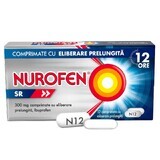 Nurofen SR, 300 mg, 12 comprimate cu eliberare prelungita, Reckitt Benckiser