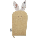 EKO Katoenen servet met oren Bunny Beige 20x15 cm 1×1 stuk, babyservet