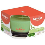 Bolsius Aromatic 2.0 Vela perfumada de vidrio con té verde 1×1 unidad, tamaño 90 x 63 mm