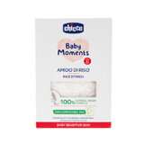 Amidon dermatologic din orez pentru baie Baby Moments Sensitive, 250 grame, +0 luni, Chicco
