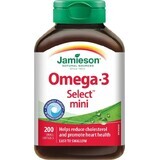 JAMIESON OMEGA-3 SELECT MINI 1×200 cps, supliment alimentar