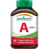 Jamieson Vitamina A 10 000 UI 1×100 tbl, supliment alimentar