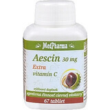 MedPharma Aescin 30 mg Extra vitamine C 1×67 tbl, complément alimentaire