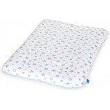 CEBA Soft cover for changing mat 50 x 70 Grey Stars + Blue Stars 2pcs 1×2 pcs, star