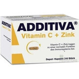 ADDITIVA VITAMIN C+ ZINOC 80TBL 1×80 tbl, supliment alimentar