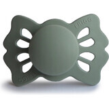 FRIGG FRIGG Sucette Lucky symétrique en silicone Sage, 0-6m 1×1 pc, sucette en silicone