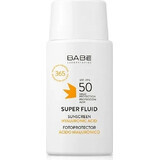 BABÉ SUPER FLUID OIL FREE SPF50 1x50ml, fluid matifiant cu SPF