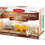 TEREZIA Champignon QUARTETO avec REISHI 60 1×60 cps, complément alimentaire