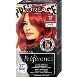 L'Oréal Paris Préférence Vivid Colors permanente Haarfarbe 1×1 Set, Montmartre - Bright Red, 60+90+54 ml