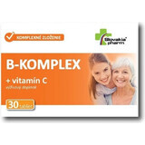 Slovakiapharm B-KOMPLEX + vitamina C 1×30 tbl, supliment alimentar