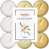 BOLSIUS Lumini de ceai sensilight VANILLA 1×9 buc, tricolor