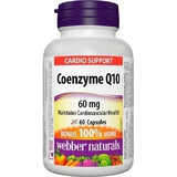 WEBBER NATURALS Coenzima Q10 60 mg 1×60 cps, supliment alimentar