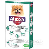 Ataxxa 200 mg/40 mg (câini până la 4 kg) 1×0,4 ml, soluție pentru câini