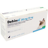 DEHINEL 230 mg/20 mg pentru pisici 1×30 tbl, medicament