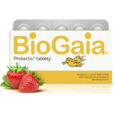 BioGaia ProTectis 1×10 buc, comprimate masticabile - aromă de căpșuni