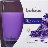 Bolsius Aromatic 2.0 Glazen Fles 95x95mm Lavendel, geurkaars 1×1 st, geurkaars