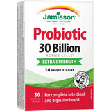 JAMIESON PROBIOTIC PROBIOTIC 30 BILLION 1×30 cps, mezcla de cultivos bacterianos