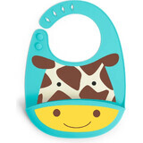 Zoo silicon bib Giraffe 6m+ 1×1 buc, bib