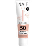 NAÏF Protective Sunscreen SPF 50 pentru copii și bebeluși 1×30 ml, protecție solară