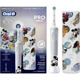 Oral-B EK Pro Kids 3+ Disney + trusă de călătorie 1×1 set, periuță de dinți electrică