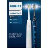 Philips Sonicare 5100 HX6851/34 1+1 1×1 set, periuță de dinți sonică 2 buc