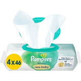 Pampers Doekjes 184st (4x46) Harmonie Nieuwe baby 4×46 stuks, vochtige doekjes