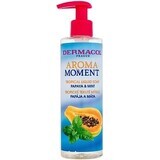 Jabón líquido Aroma Moment Jabón líquido Papaya y Menta 1×250 ml, jabón líquido