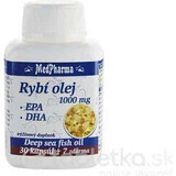 MedPharma FISH OIL 1000 mg - EPA, DHA 1×37 cps, complément alimentaire