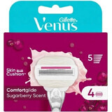 VENUS COMFORTGLIDE SUGARBERRY SHAVING HEADS 4 buc 1×4 buc, capete de ras de schimb