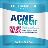 Dermacol Acneclear Cleansing Peeling Mask 1×8 ml, mască de curățare