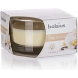 Bolsius Aromatic 2.0 Glazen Fles 80x50mm Vanille, geurkaars 1×1 st, geurkaars