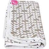 MOTHERHOOD Blanket cotton muslin double layer Classic Beige 100x120 cm 1×1 pc, Classic Beige 100x120 cm 1×1 pc, blanket