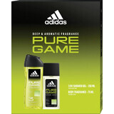 Adidas MEN Pure Game cartuș (dns + sg) 1 × 1 buc, cutie cadou