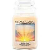 Village Candle Lumânare parfumată în sticlă - Brighter Days - Brighter Days, mare 1×1 buc