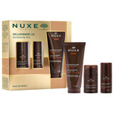 Set Nuxe Men, gel hidratant facial, 50 ml + deodorant roll-on, 50 ml + gel de duș, 200 ml